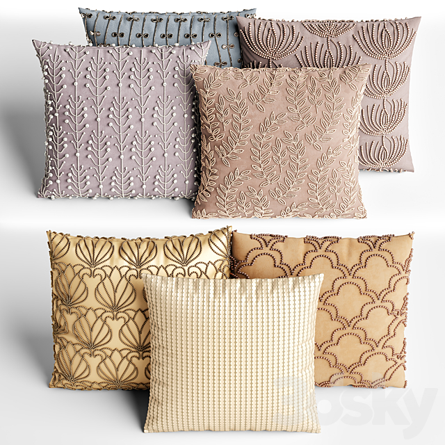 Decorative pillows 3DSMax File - thumbnail 2