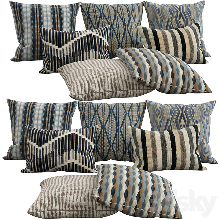 Decorative pillows 43 3DS Max - thumbnail 1