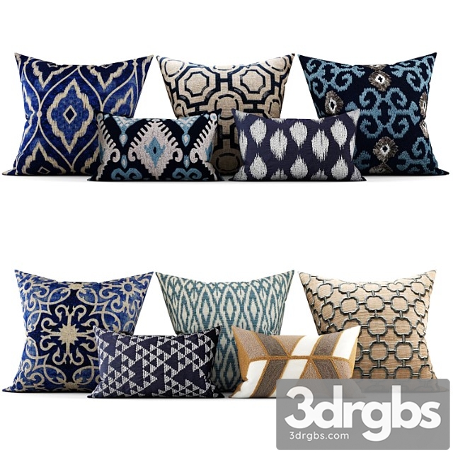 Decorative pillows 49 3dsmax Download - thumbnail 1