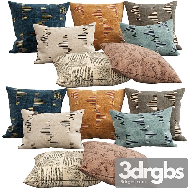 Decorative Pillows 57 2 3dsmax Download - thumbnail 1