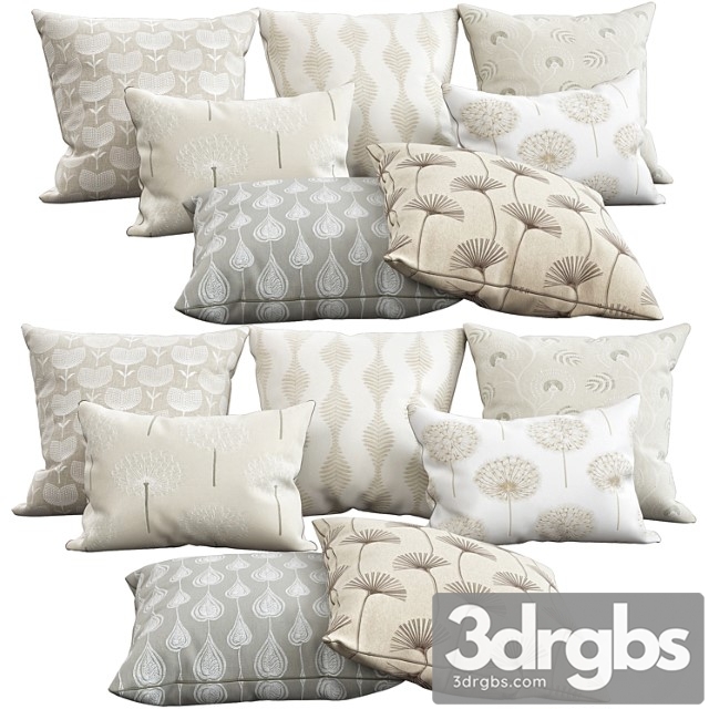 Decorative Pillows 76 1 3dsmax Download - thumbnail 1