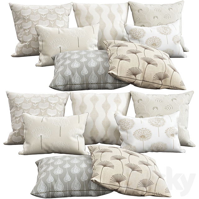 Decorative pillows 76 3ds Max - thumbnail 1