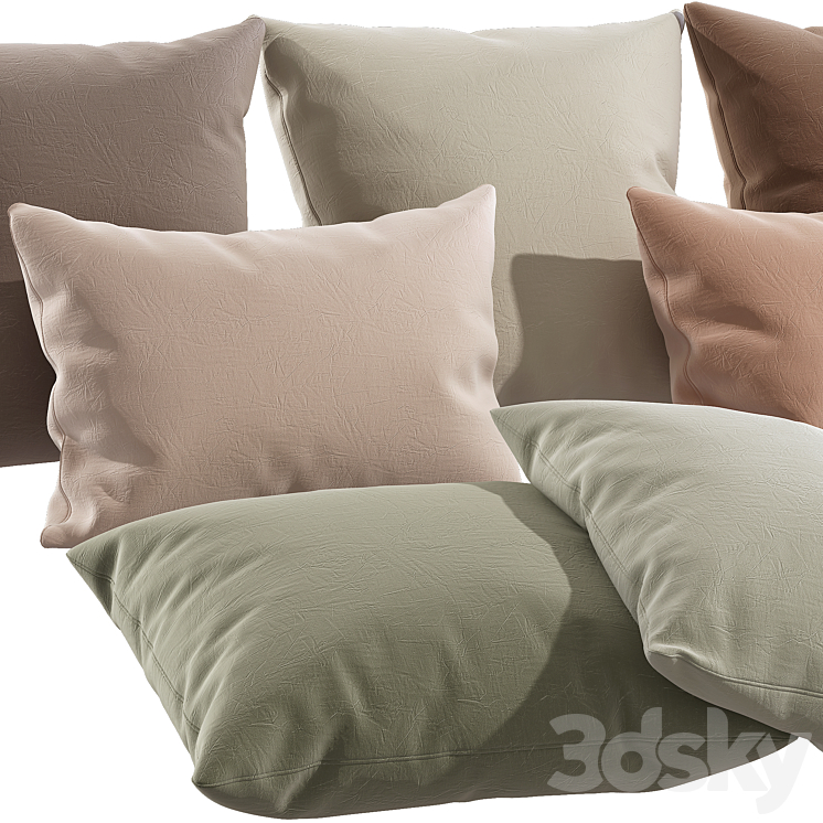 Decorative pillows 86 3DS Max - thumbnail 2