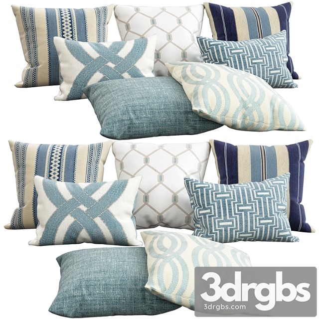 Decorative Pillows 97 3 3dsmax Download - thumbnail 1