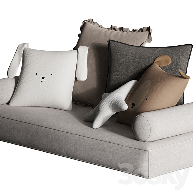 Decorative pillows for the nursery 3ds Max - thumbnail 2