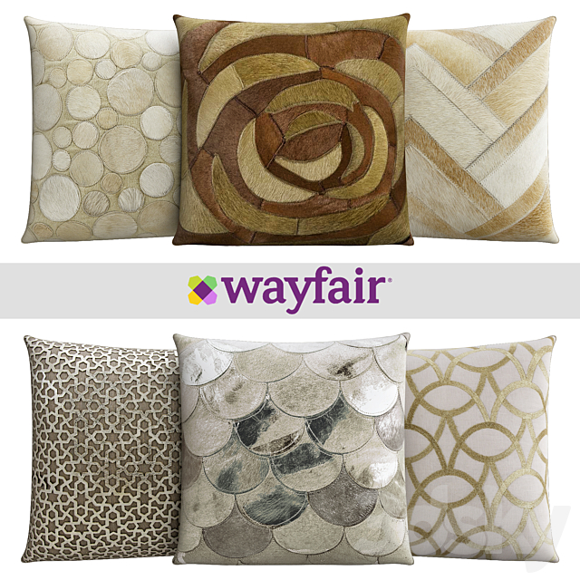 Decorative pillows from Wayfair shop 3DSMax File - thumbnail 1