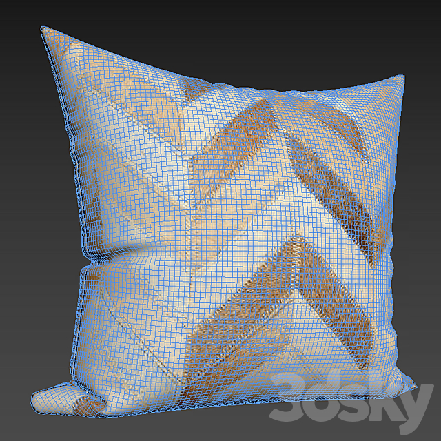 Decorative pillows Houzz_Torino set 051 3DSMax File - thumbnail 2