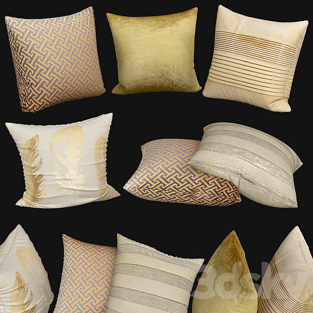 Decorative pillows | No. 026 3ds Max - thumbnail 1