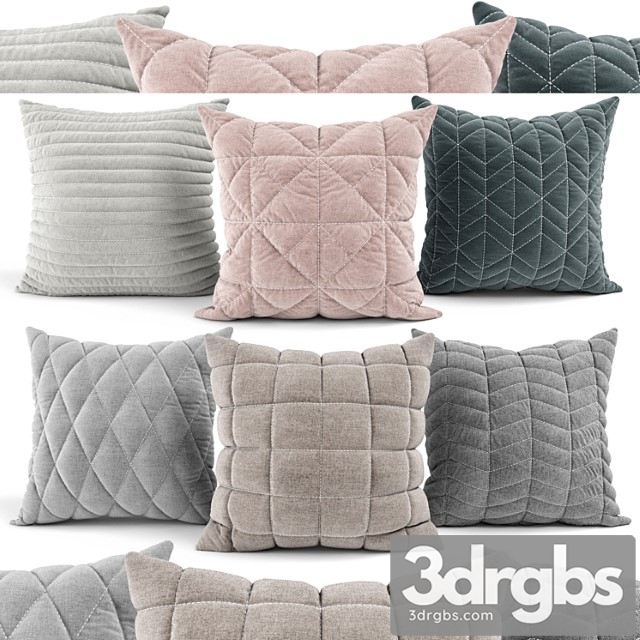 Decorative Pillows V002 2 3dsmax Download - thumbnail 1