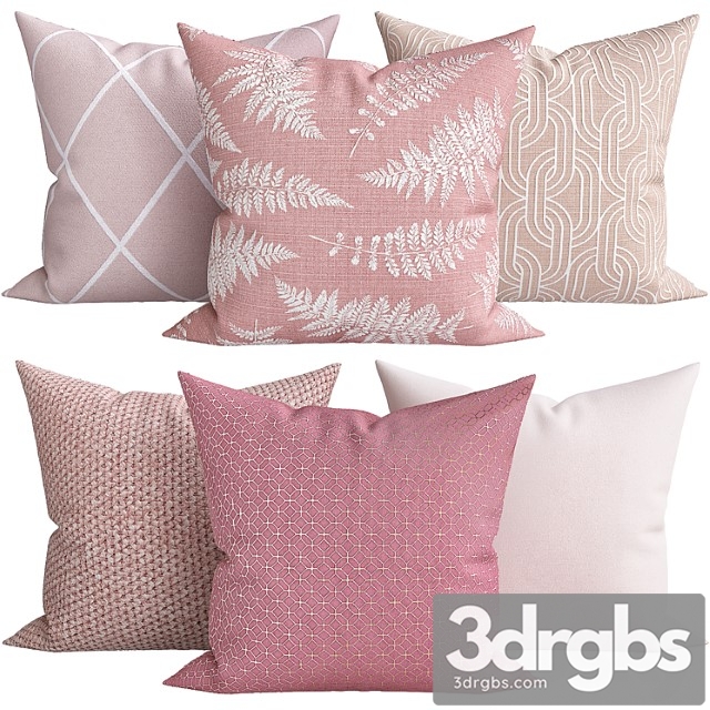 Decorative Pillows V003 1 3dsmax Download - thumbnail 1