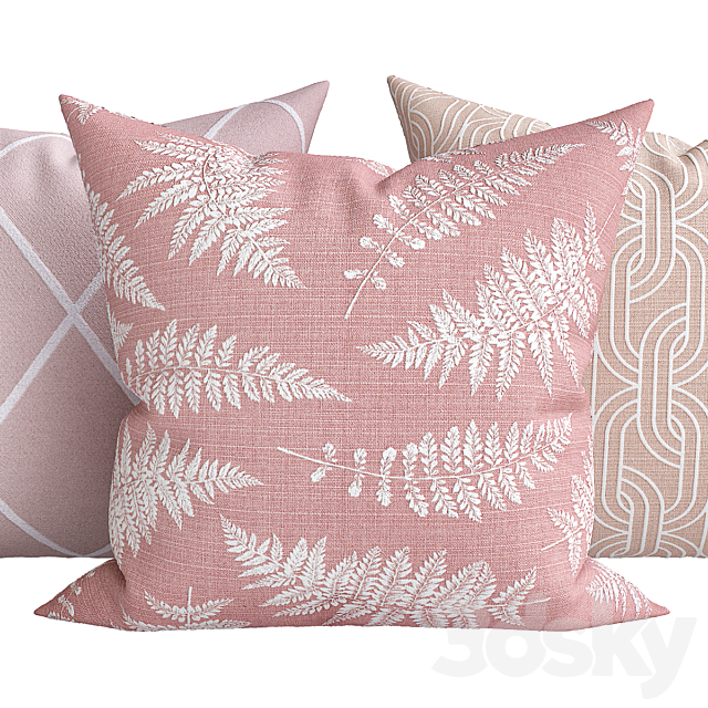 Decorative Pillows v003 3ds Max - thumbnail 2