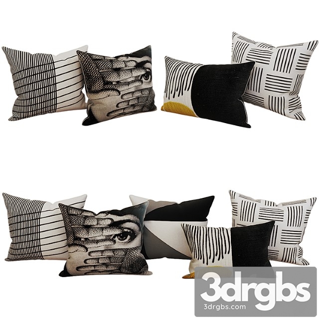 Decorative Set Pillow 14 3dsmax Download - thumbnail 1