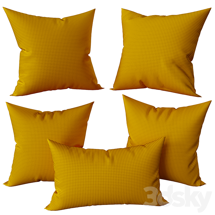 Decorative Set Pillow 17 3DS Max - thumbnail 2