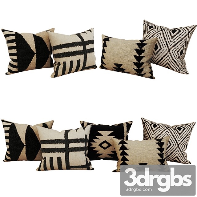 Decorative Set Pillow 17 3dsmax Download - thumbnail 1