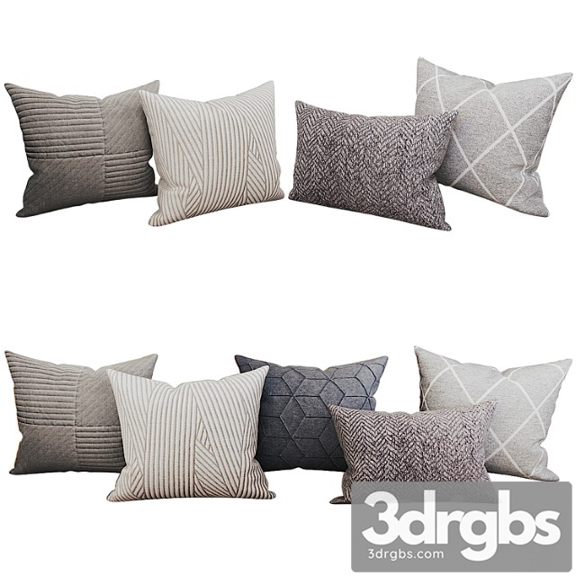 Decorative Set Pillow 24 3dsmax Download - thumbnail 1