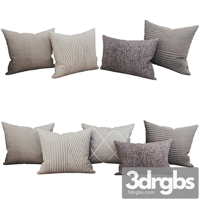 Decorative Set Pillow 30 3dsmax Download - thumbnail 1