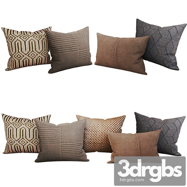 Decorative Set Pillow 35 3dsmax Download - thumbnail 1