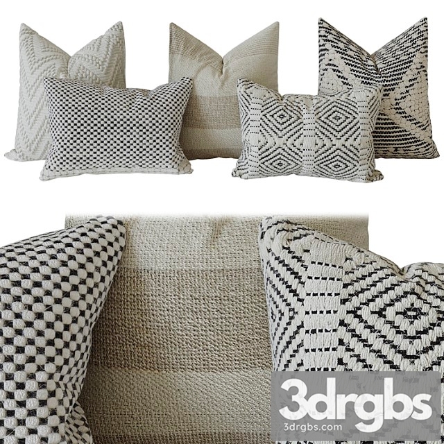 Decorative Set Pillow 3dsmax Download - thumbnail 1