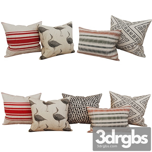 Decorative Set Pillow 40 3dsmax Download - thumbnail 1