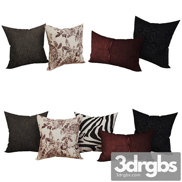 Decorative Set Pillow 53 3dsmax Download - thumbnail 1