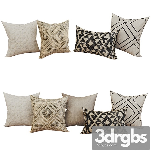 Decorative set pillow 55 3dsmax Download - thumbnail 1