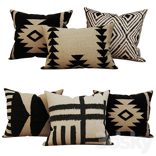 Decorative_set_pillow_17 3DSMax File - thumbnail 2