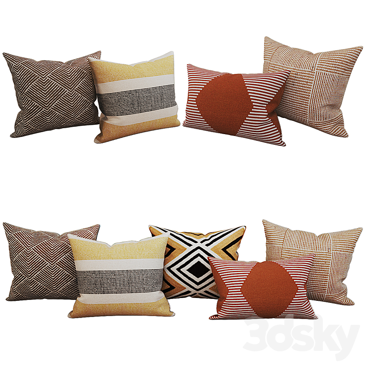 Decorative_set_pillow_26 3DS Max - thumbnail 1