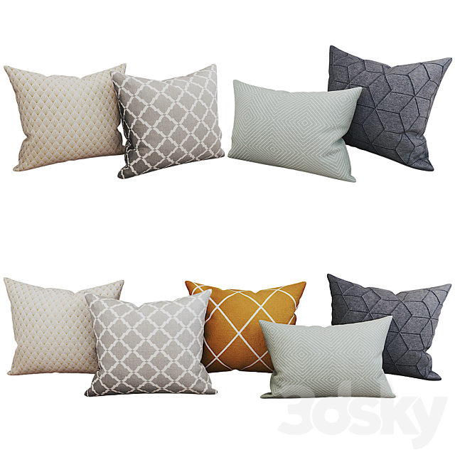 Decorative_set_pillow_27 3ds Max - thumbnail 1