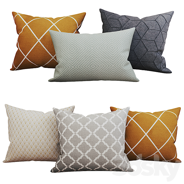 Decorative_set_pillow_27 3ds Max - thumbnail 2