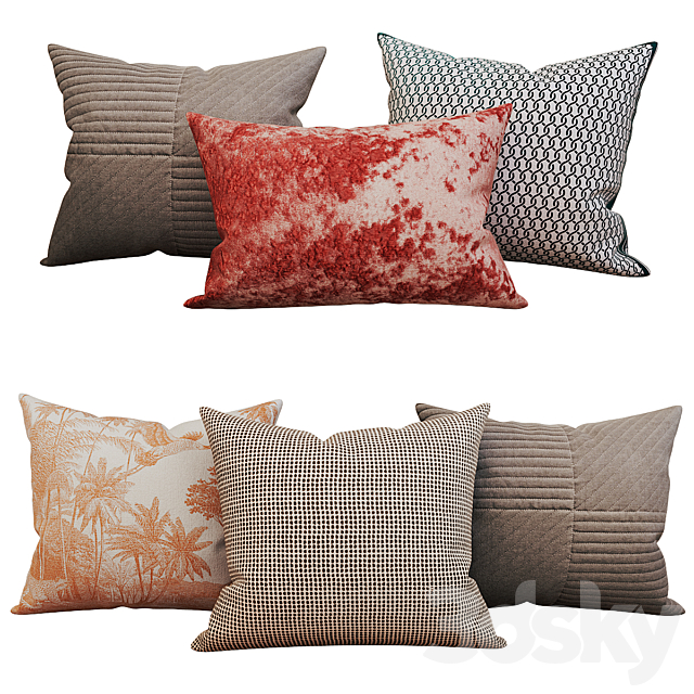 Decorative_set_pillow_31 3ds Max - thumbnail 2