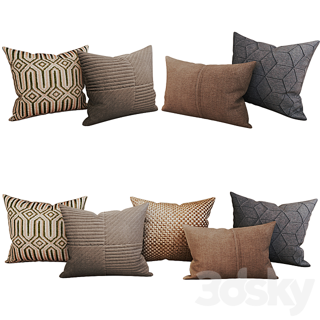 Decorative_set_pillow_35 3ds Max - thumbnail 1