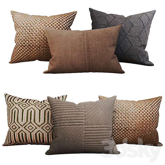 Decorative_set_pillow_35 3ds Max - thumbnail 2