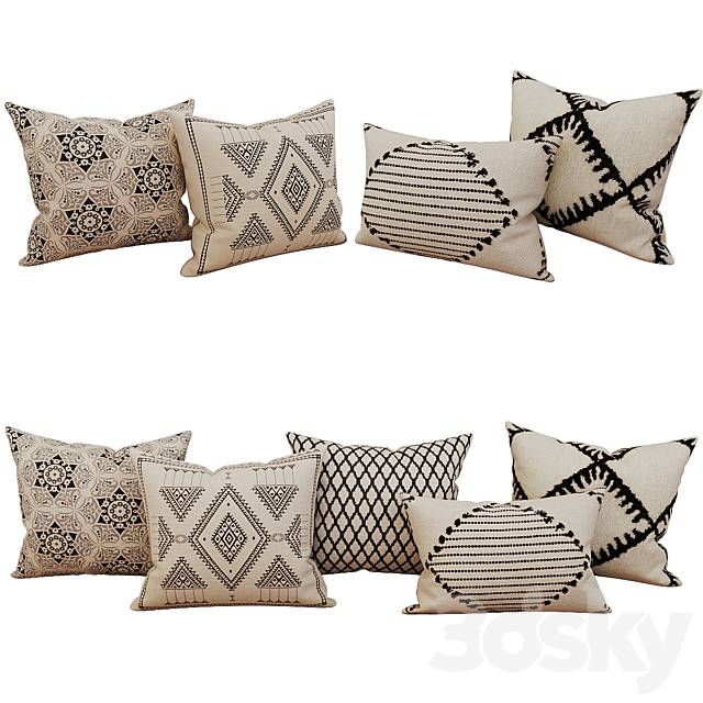 Decorative_set_pillow_38 3ds Max - thumbnail 1