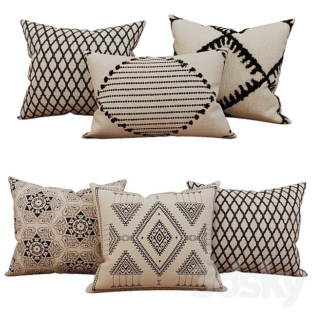 Decorative_set_pillow_38 3ds Max - thumbnail 2