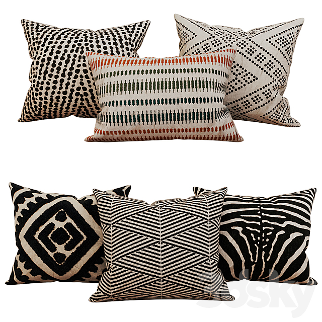 Decorative_set_pillow_41 3ds Max - thumbnail 2