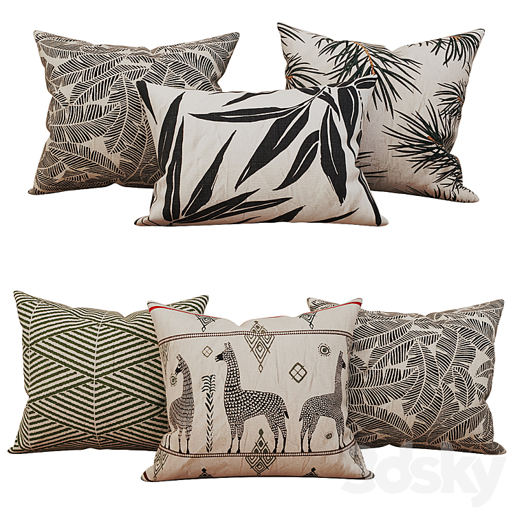 Decorative_set_pillow_42 3DS Max - thumbnail 2