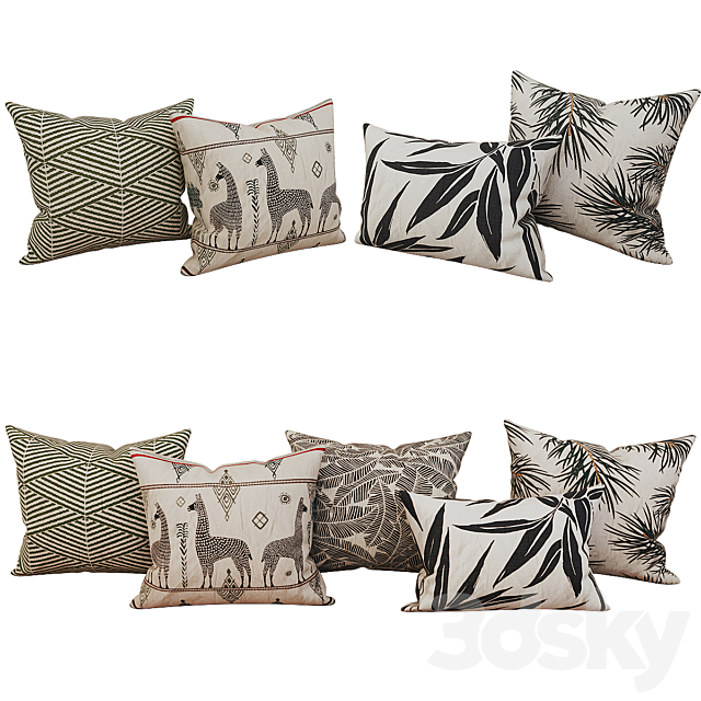 Decorative_set_pillow_42 3DSMax File - thumbnail 1