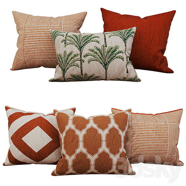 Decorative_set_pillow_46 3DS Max Model - thumbnail 2