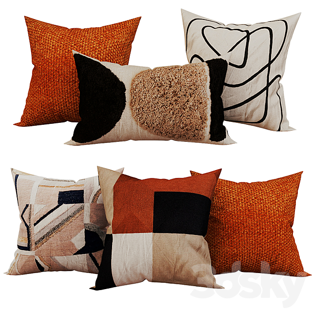 Decorative_set_pillow_48 3DS Max Model - thumbnail 2