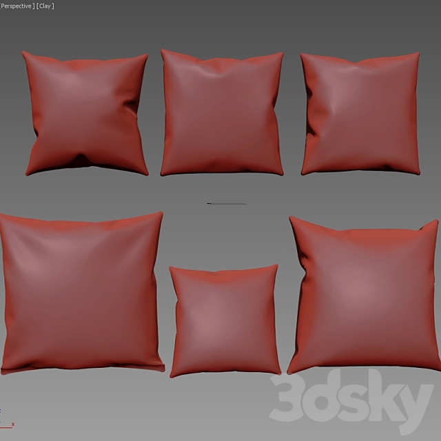 Eichholtz_3 pillows 3DSMax File - thumbnail 2