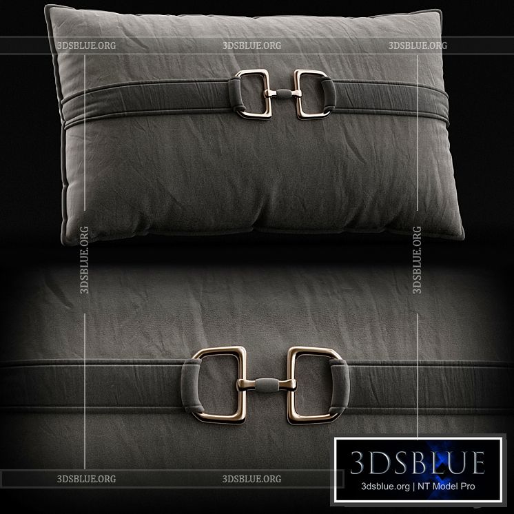 Equestrian pillow 3DS Max - thumbnail 3