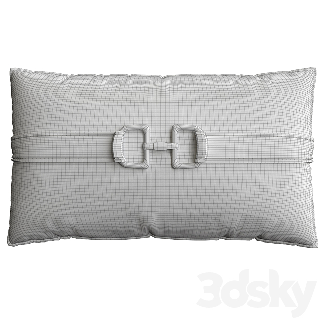 Equestrian pillow 3DSMax File - thumbnail 2