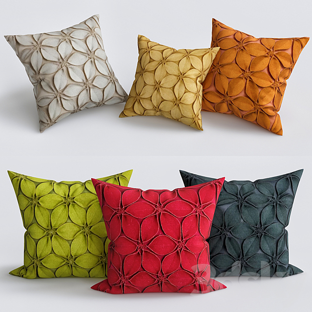 Florent Throw Pillow 3DSMax File - thumbnail 1