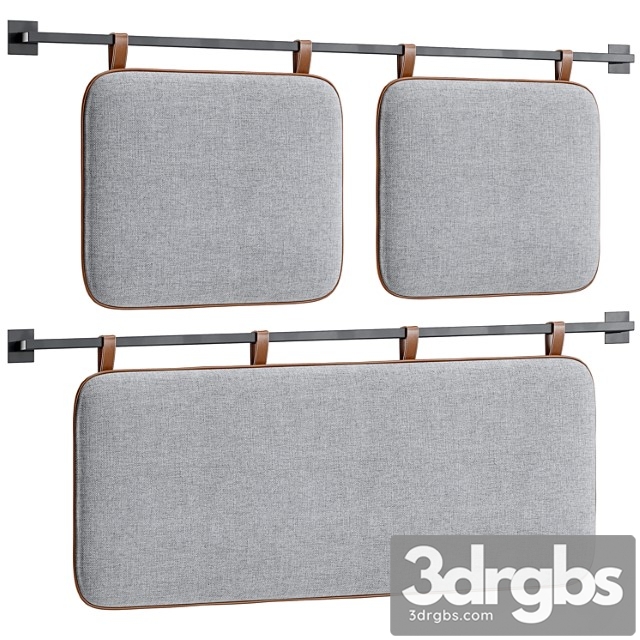 Hanging pillow headboard set 4 - thumbnail 1