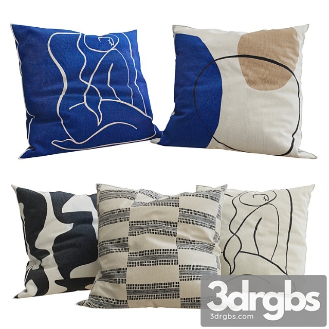 H&m home – decorative pillows set 32 - thumbnail 1