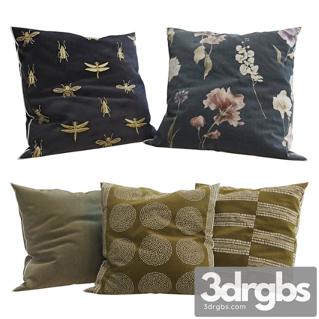 H&m home – decorative pillows set 35 - thumbnail 1