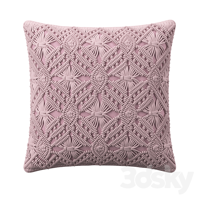 Knit cushion 3DSMax File - thumbnail 3