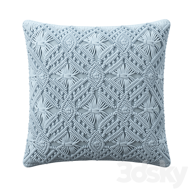 Knit cushion 3DSMax File - thumbnail 4