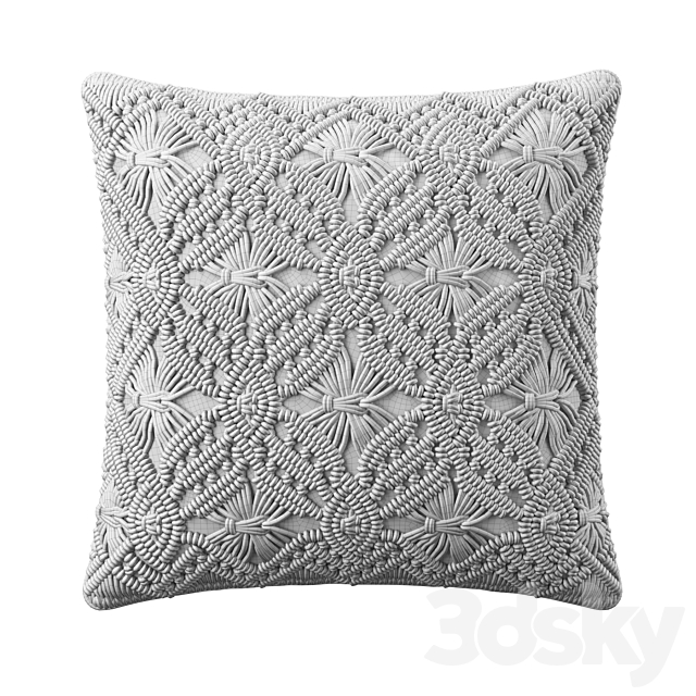 Knit cushion 3DSMax File - thumbnail 5