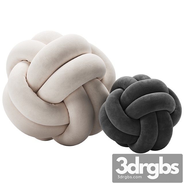 Knot Pillow 2 Layers 3dsmax Download - thumbnail 1